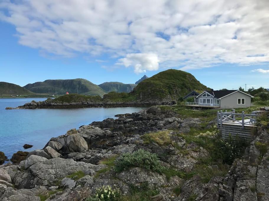 Hytte Ved Sjoen Napp Eksteriør bilde